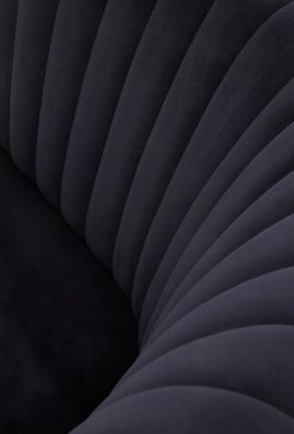 Кресло HALMAR CROWN черный/золотой