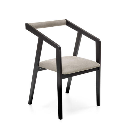 Стул HALMAR AZUL черный/пепельный