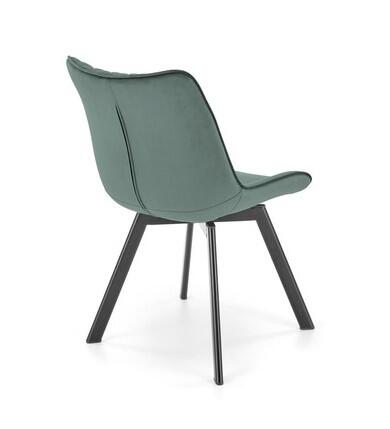 Стул HALMAR K520 темно-зеленый/черный, поворотный