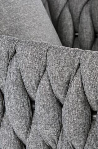 Кресло HALMAR AVATAR серый/черный