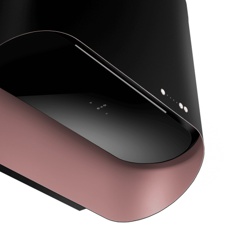 Вытяжка MAUNFELD GUNA 60 чёрный антрацит с розовым золотом