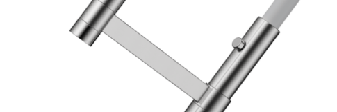 Смеситель для кухни Omoikiri Osaka BN-WH нержавеющая сталь