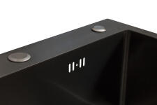 Кухонная мойка из нержавейки BLANTEK FS-5848B Nano black ECO