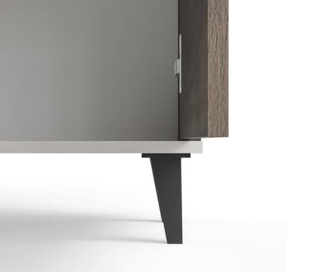 Комод HALMAR RANDOM 2 KM-1 кашемир/орех/черный