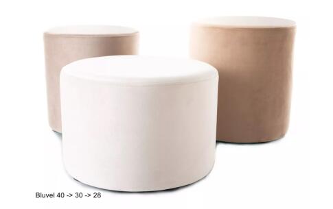 Пуф SIGNAL DOTI C Velvet Bluvel 30 светло-бежевый