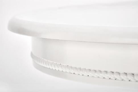 Стол обеденный HALMAR WILLIAM белый/белый 90-124/90