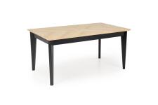 Стол обеденный HALMAR EDMONDO дуб/черный 160-240/90