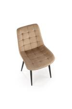 Стул HALMAR GANSO бежевый/черный