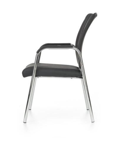 Стул HALMAR VIGOR черный/хром