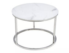Комплект SIGNAL ATLANTA B (2 стола журнальных) белый мрамор/хром