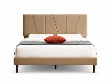 Кровать SIGNAL SAVANA Velvet Bluvel 28 бежевый, 120/200