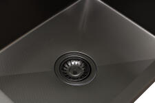 Кухонная мойка из нержавейки BLANTEK FS-5848HN Honeycomb Nano black ECO