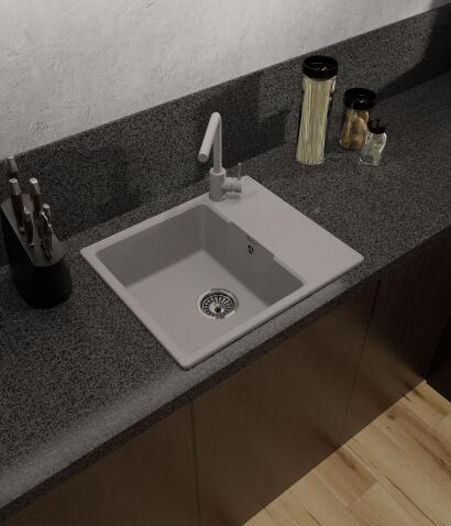 Кухонная мойка GRANFEST URBAN UR-658L серый