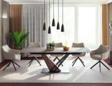 Стол обеденный SIGNAL GENESIS Legno эффект дерева/дуб/черный 160-220/90 Стол обеденный SIGNAL GENESIS Legno эффект дерева/дуб/черный 160-220/90