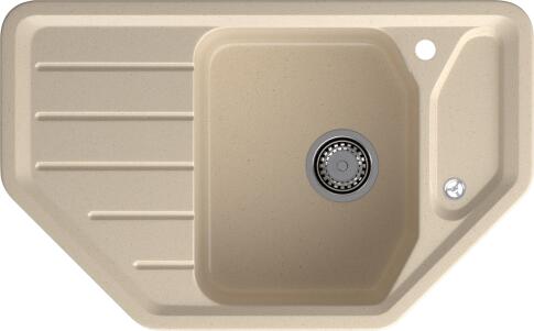 Кухонная мойка GRANFEST CORNER C-800E кашемир