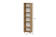 Шкаф SV-МЕБЕЛЬ (МС Милан К) Дуб Золотой/Белый Матовый, одностворчатый