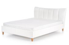 Кровать HALMAR SANDY белый/бук, 160/200