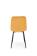 Стул HALMAR K525 горчичный/черный