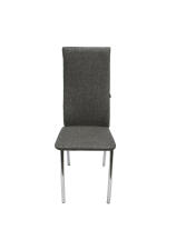 Стул ВВР Версаль серый/хром, рогожка