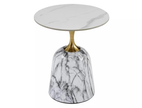 Стол журнальный SIGNAL FAMA белый/белый 50/59