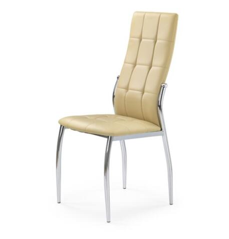 Стул HALMAR K209 бежевый/хром