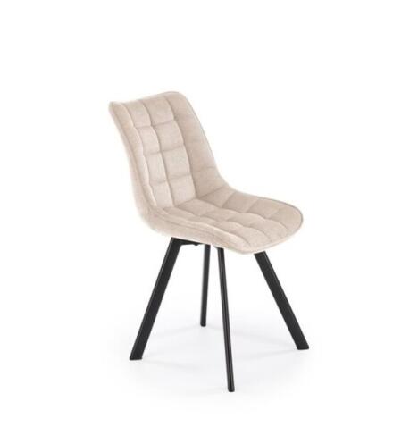 Стул HALMAR K549 бежевый/черный