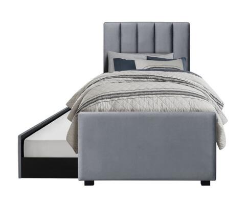 Кровать HALMAR RUSSO серый, 90/200