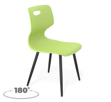 Стул Sheffilton SHT-ST58/S950VP a5-7 мятный/черный муар, поворотный