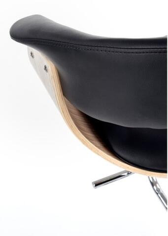 Стул барный HALMAR H45 дуб/черный 