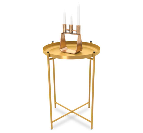 Стол журнальный Sheffilton SHT-CT8 артикул Сж-85 золото (+)