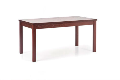 Стол обеденный HALMAR MAURYCY темный орех 118-158/75