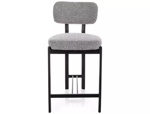 Стул барный SIGNAL MISAKI H-2 t.254 серый/черный