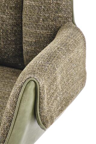 Стул HALMAR K579 зеленый/черный, поворотный