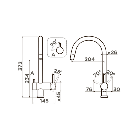 Смеситель для кухни Omoikiri Yamada-P-ES эспрессо