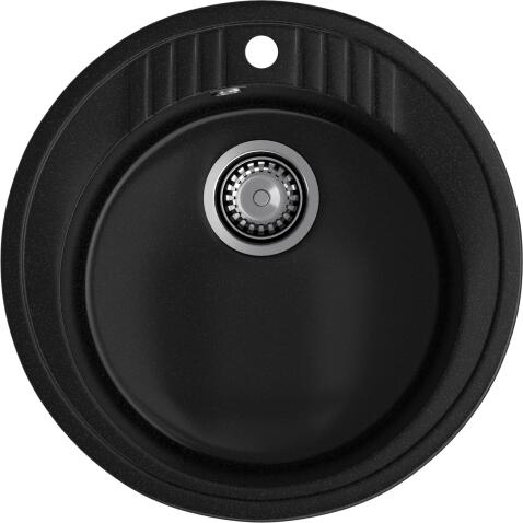 Кухонная мойка GRANFEST RONDO R-520 черный