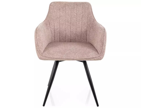 Стул SIGNAL BALLO Leo 26 бежевый/черный, поворотный