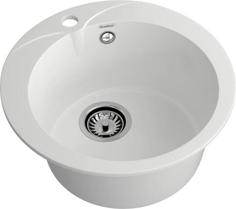 Кухонная мойка GRANFEST RONDO R-480 иней