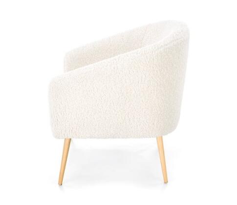 Кресло HALMAR GRIFON 2 кремовый/натуральный