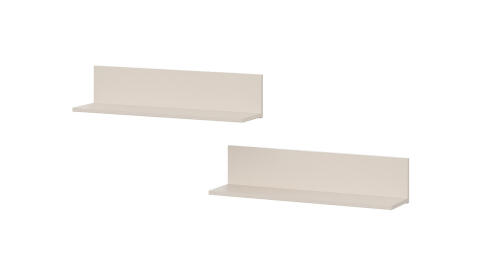 Полка навесная NN Мебель (МС Калипсо К) Меланж (комплект 2шт)