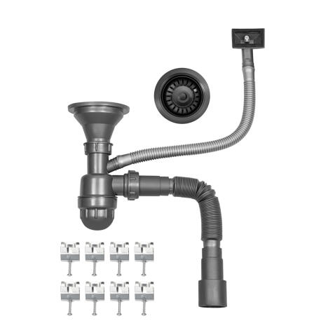 Мойка ARFEKA ECO AR 600*500 BLACK PVD NANO DECOR VOLCANIC ROCK