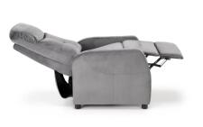 Кресло HALMAR FELIPE 2 раскладное, серый/венге