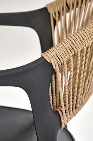 Стул HALMAR K582 черный/натуральный