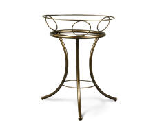 Подцветочница Sheffilton Песочные часы артикул ПД2-60 бронзовый/черный