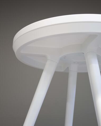 Стол журнальный Sheffilton SHT-CT84 артикул HXT-8871-1H белый