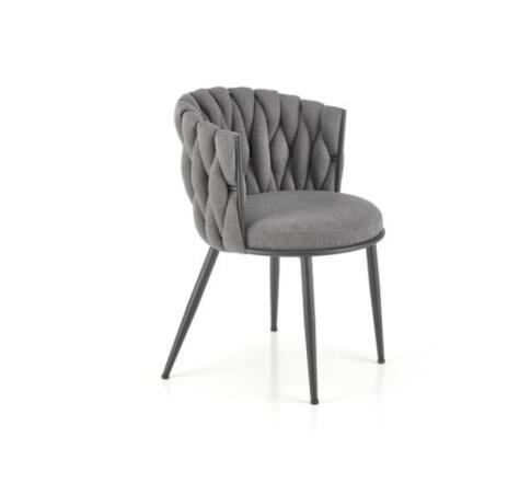 Стул HALMAR K516 серый/черный