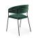 Стул HALMAR K426 темно-зеленый/черный