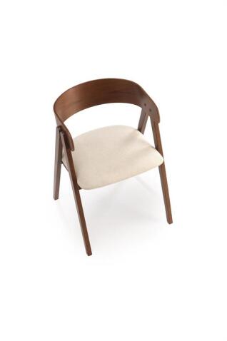 Стул HALMAR K562 бежевый/орех