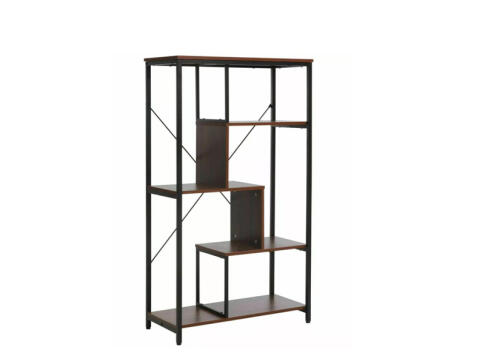 Стеллаж SIGNAL NET B орех/черный 132/75