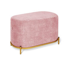 Банкетка Sheffilton SHT-B7 артикул Б-12 пыльная роза/золото