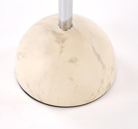 Стол журнальный HALMAR ARIANA бежевый мрамор/коричневый